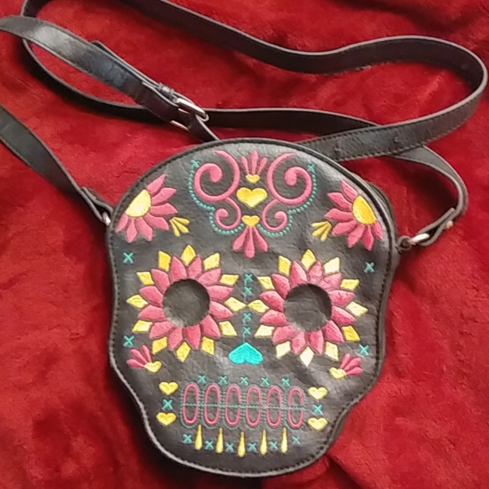 Beautiful Day Of The Dead Purse By Loungefly